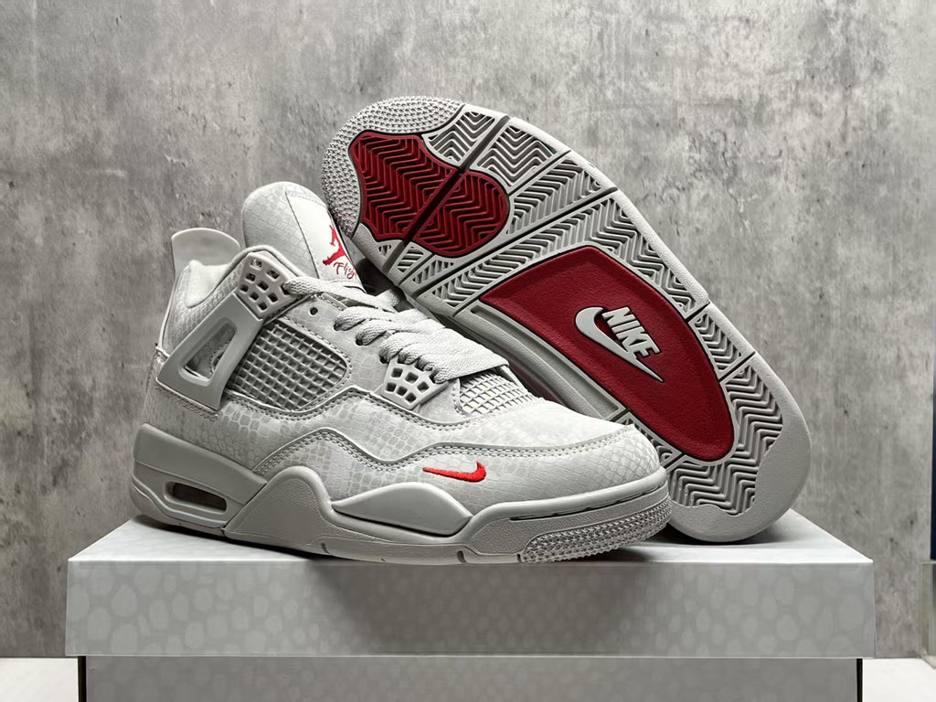 Nigel Sylvester x Air Jordan 4 'Grey Mamba' - Grey / Black
