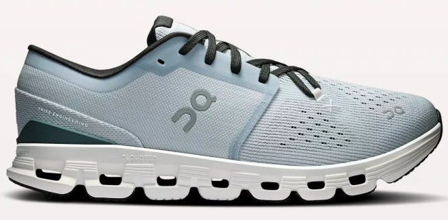 Men's On Cloud X 4 Shoes – Light Blue/Black