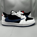Travis Scott x Air Jordan 1 Retro Low OG SP 'Lightning' - White / Black / Blue