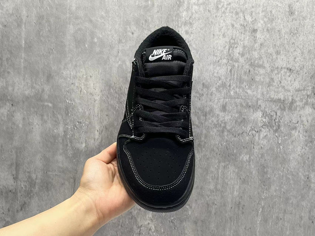 Travis Scott x Air Jordan 1 Low OG SP 'Black Phantom' - Reverse Swoosh