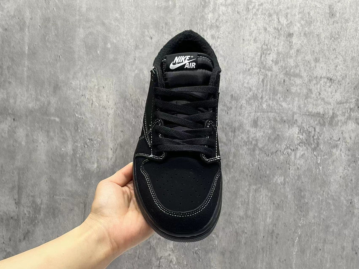 Travis Scott x Air Jordan 1 Low OG SP 'Black Phantom' - Reverse Swoosh