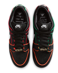 Nike SB Dunk Low Pro QS – Black / White / Challenge Red