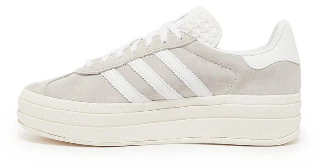 adidas Gazelle Bold 'Grey White' Women's Shoes (HQ6893)