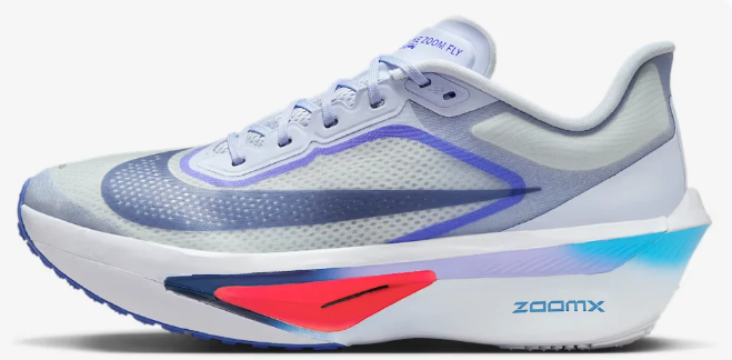 Men's Nike Zoom Fly 6 Running Shoes – White/Purple/Multicolor