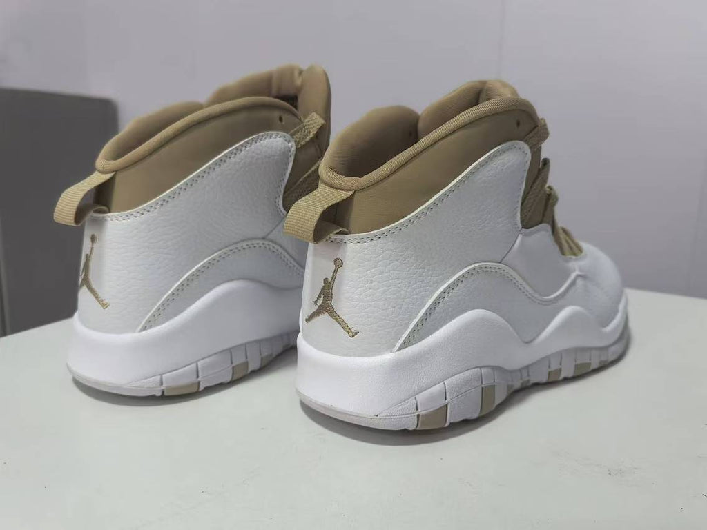 Air Jordan 10 - White / Brown