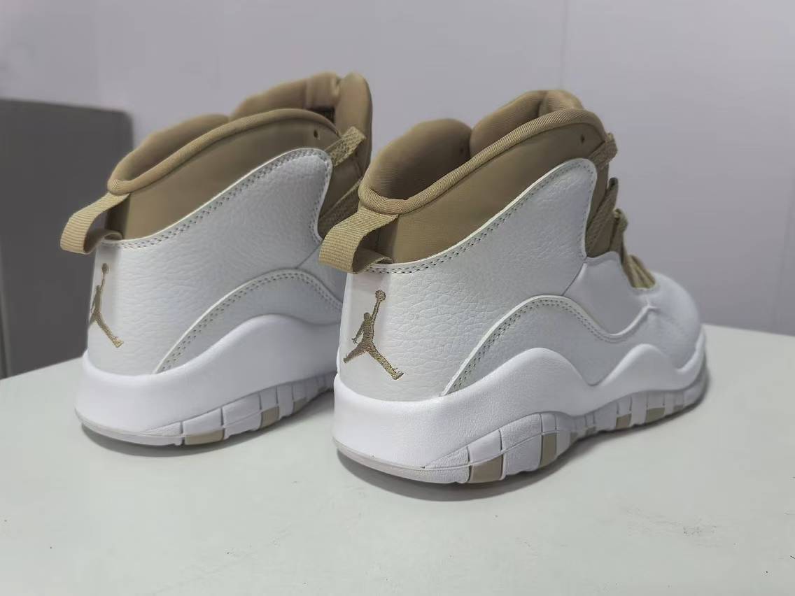 Air Jordan 10 - White / Brown