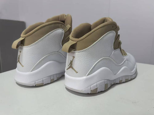 Air Jordan 10 - White / Brown