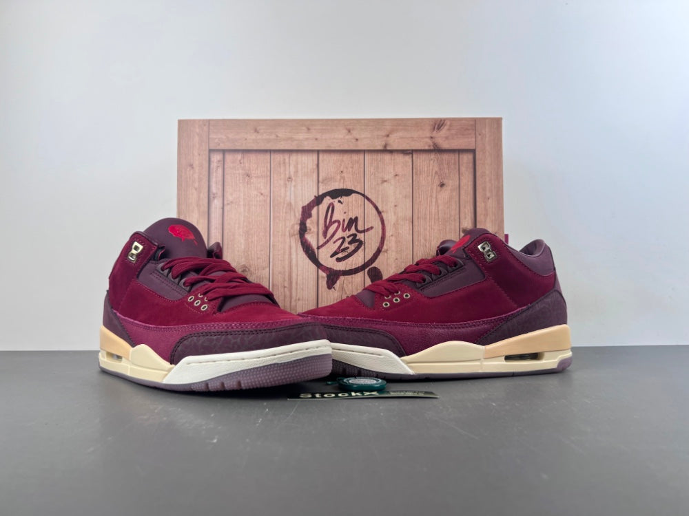 Air Jordan 3 'BIN 23' - Burgundy (IO7744-600)
