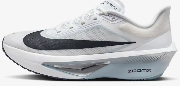 Men's Nike Zoom Fly 6 Running Shoes – White/Black (147)