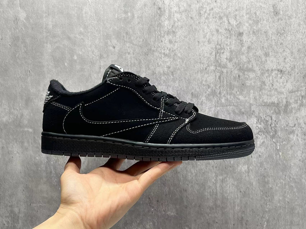 Travis Scott x Air Jordan 1 Low OG SP 'Black Phantom' - Reverse Swoosh