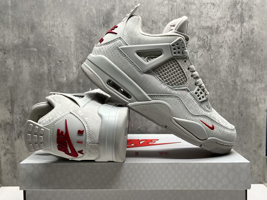 Nigel Sylvester x Air Jordan 4 'Grey Mamba' - Grey / Black