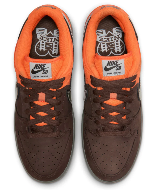 Nike SB Dunk Low Pro 'Muni Fast Pass' | Safety Orange / Wolf Grey / Baroque Brown