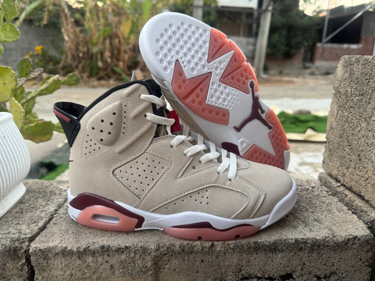 Air Jordan 6 - Cream / Brown