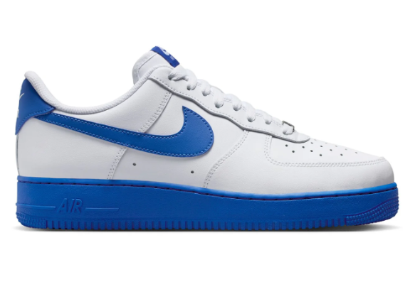 Nike Air Force 1 Low '07 – White & Blue Sneakers