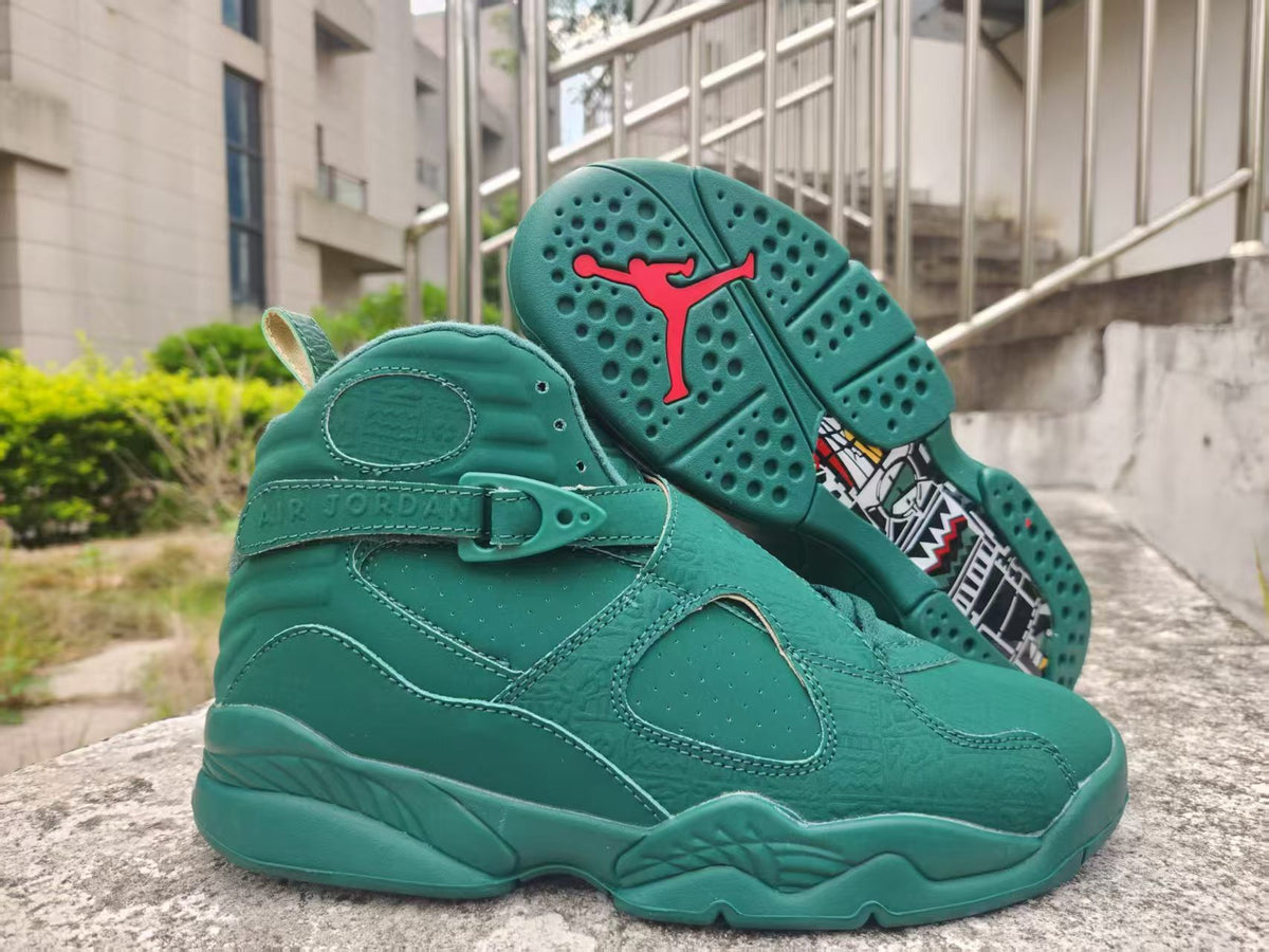 Air Jordan 8 - Dark Green Sneakers