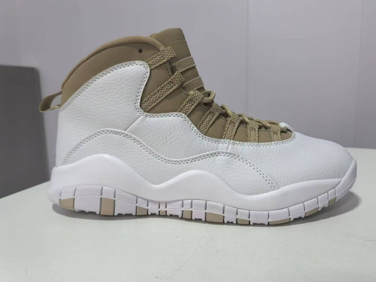 Air Jordan 10 - White / Brown