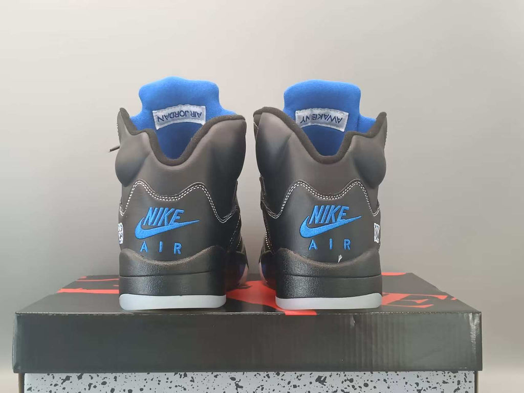 Awake NY x Air Jordan 5 Retro - Black / Blue