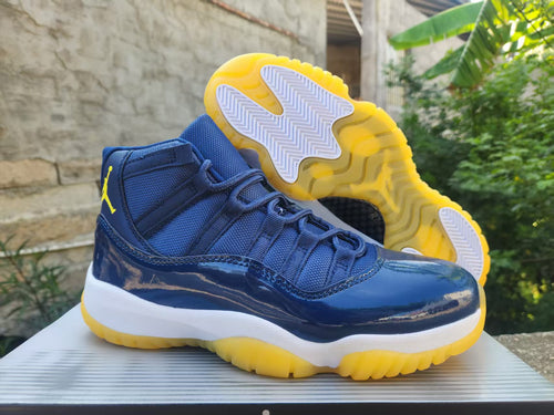 Air Jordan 11 - Dark Blue / Yellow