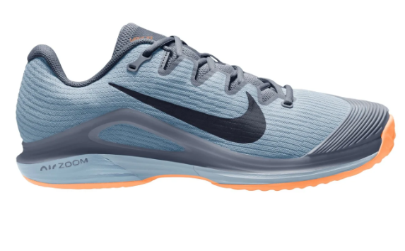 Nike Vapor 12 Clay Court Tennis Shoes – Ashen Slate / Obsidian / Light Armory Blue