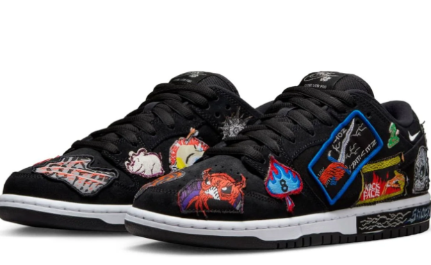 Nike SB x Neckface Dunk Low Pro 'Black' | DQ4488-001