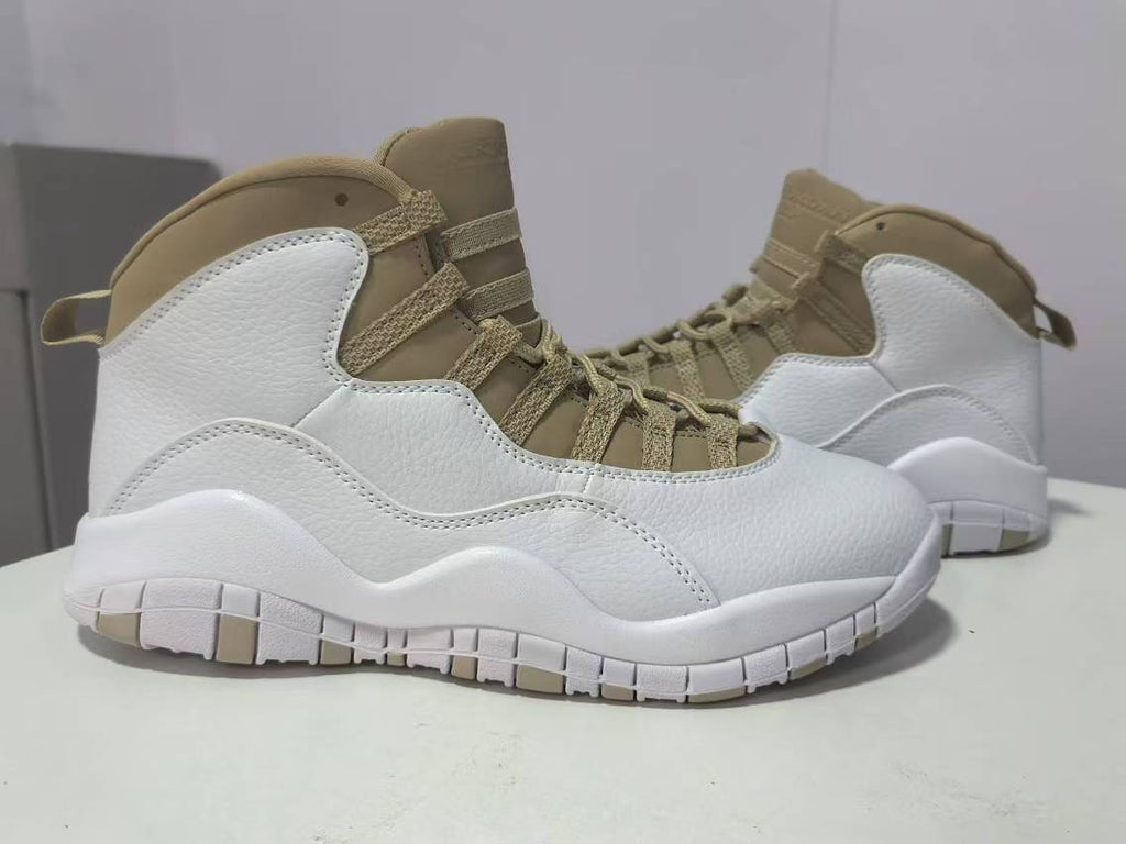 Air Jordan 10 - White / Brown