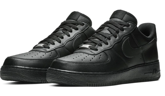 Nike Air Force 1 '07 'Triple Black' Men's Shoes