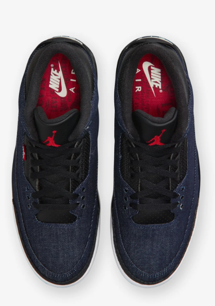 Jordan x Levi's® Air Jordan 3 Retro – Indigo/Gym Red (134)