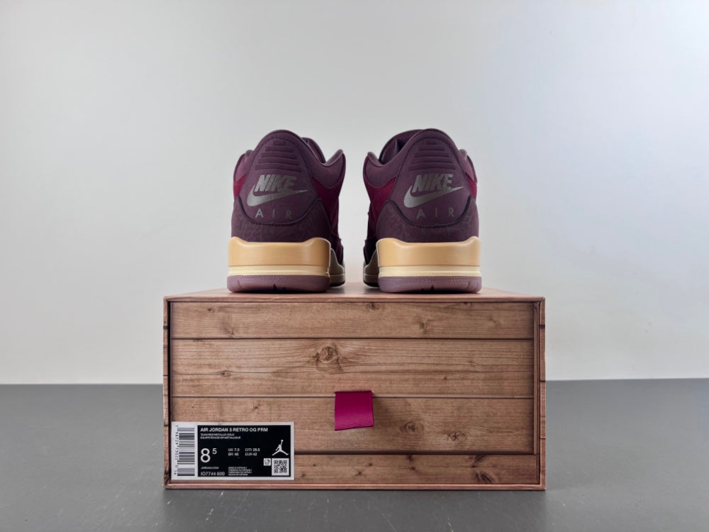 Air Jordan 3 'BIN 23' - Burgundy (IO7744-600)