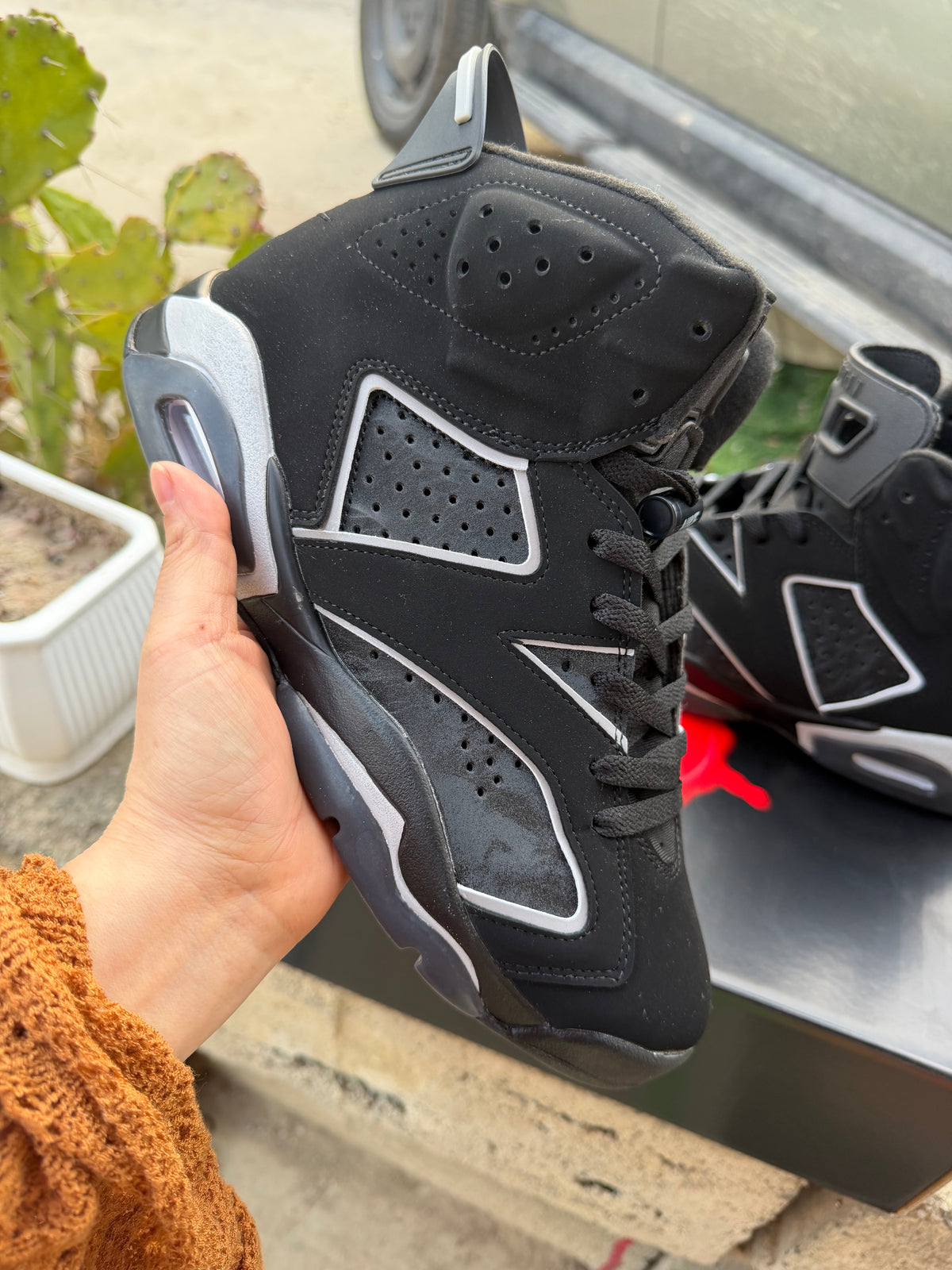 Air Jordan 6 - Black / Silver