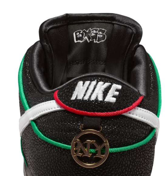 Nike SB Dunk Low Pro QS – Black / White / Challenge Red
