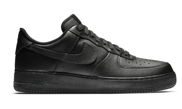 Nike Air Force 1 '07 'Triple Black' Men's Shoes
