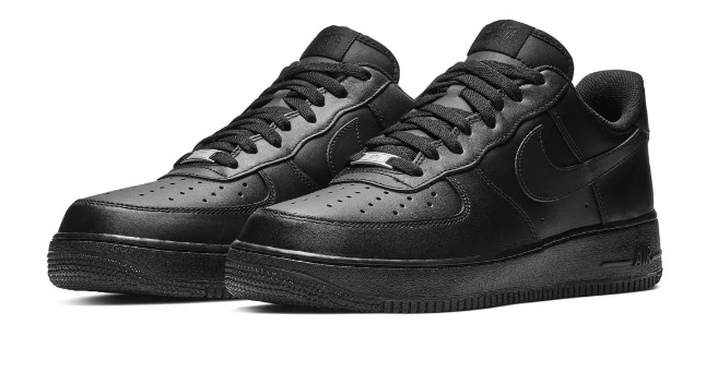 Men's Nike Air Force 1 '07 Sneakers – Triple Black (114)