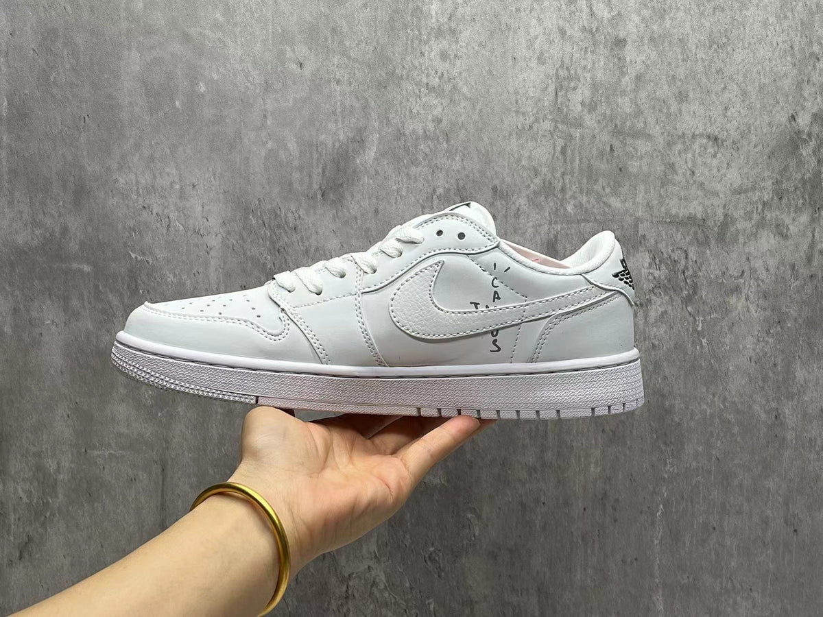 Travis Scott x Air Jordan 1 Low OG SP - All-White Reverse Swoosh