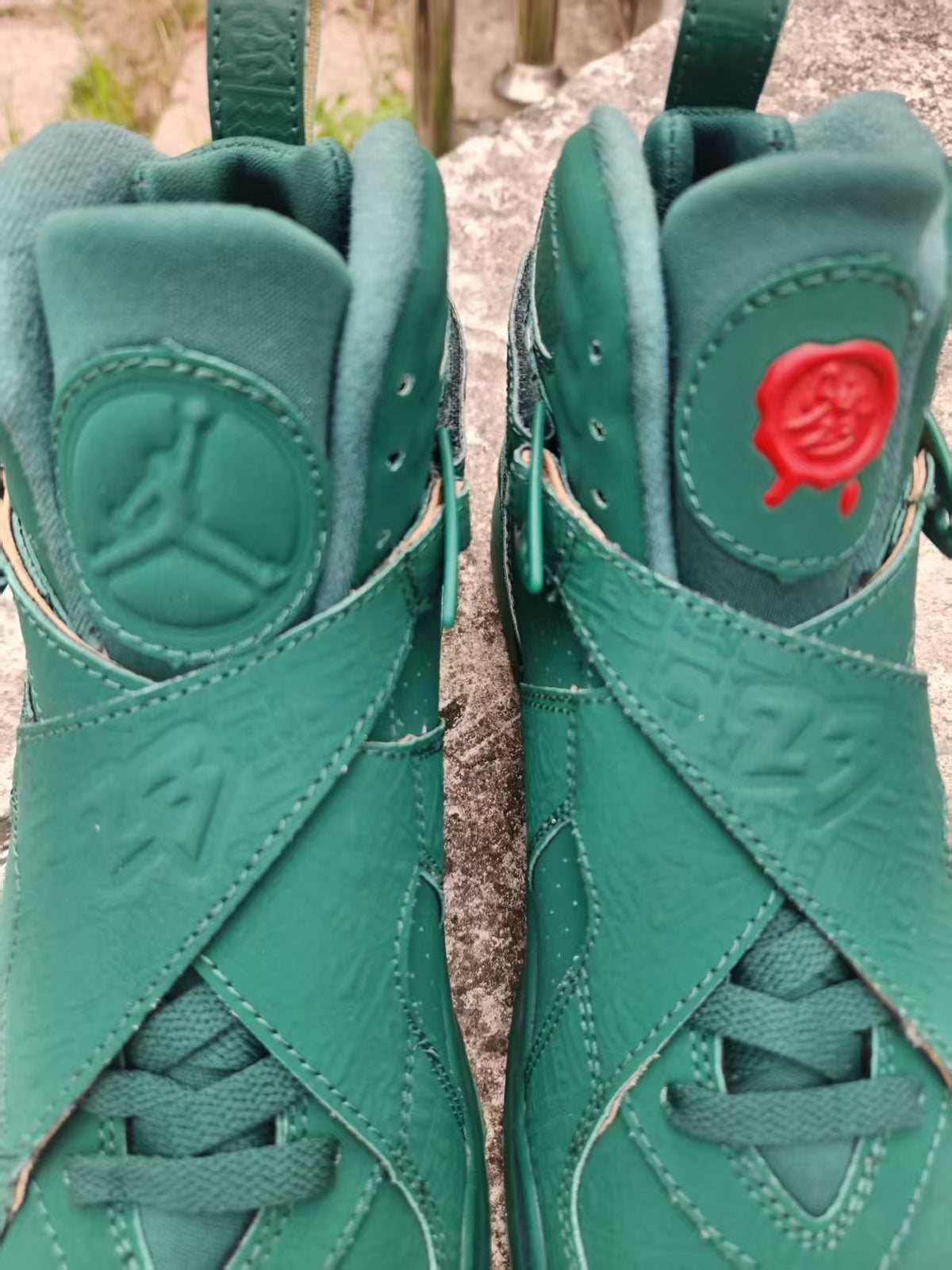 Air Jordan 8 - Dark Green Sneakers