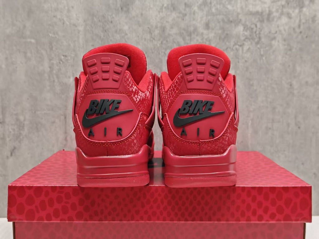 Nigel Sylvester x Air Jordan 4 'Red Mamba' - Red / Black