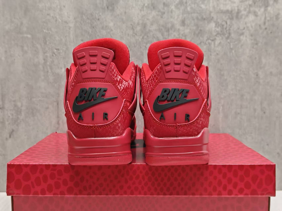 Nigel Sylvester x Air Jordan 4 'Red Mamba' - Red / Black