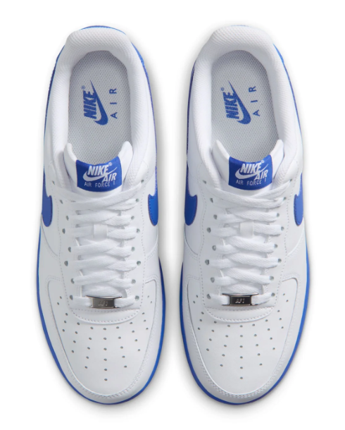 Nike Air Force 1 Low '07 – White & Blue Sneakers